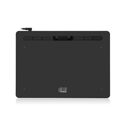 Adesso Cybertablet K10 graphic tablet Black 5080 lpi 254 x 142.24 mm USB