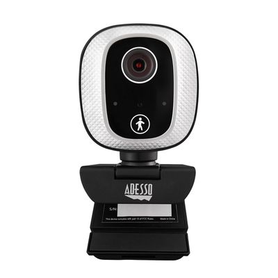 Adesso 1080P HD H.264 FIXED FOCUS USB WEBCAM WITH 305 MOTION TRACKING BUILT-IN MICROPH