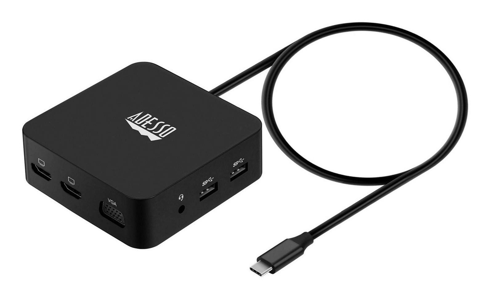 Adesso 10-IN-1 USB-C MULTIPORT DOCKING STATION 65W interface cards/adapter - Image 1
