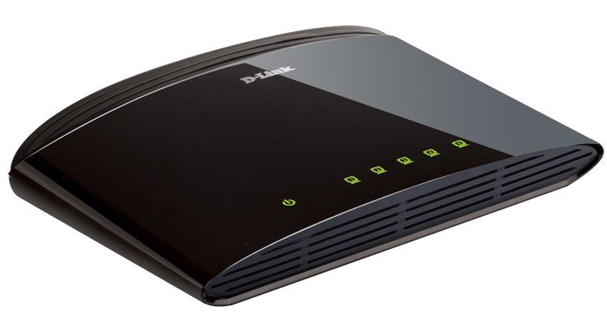 D-Link DES-1005D Unmanaged Fast Ethernet (10/100) Black - Image 1
