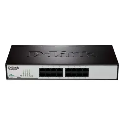 D-Link 16-Port Fast Ethernet Unmanaged Desktop Switch - Thumbnail 2