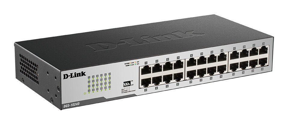 D-Link 24-Port Gigabit Unmanaged Desktop Switch - Image 1