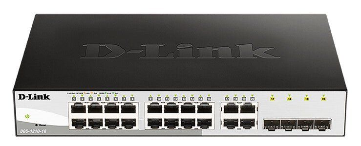 D-Link 16-Port Gigabit Smart Managed Switch with 4 Combo Ports - Image 1