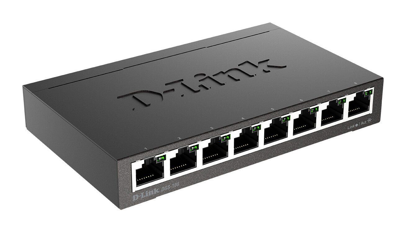 D-Link 8-Port Gigabit Unmanaged Desktop Switch - Image 1