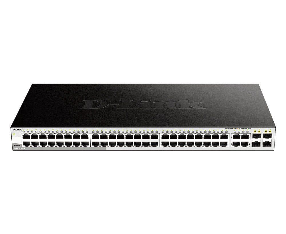 D-Link 52-Port Gigabit Smart Managed Switch including 4 x 100/1000Mbps Combo Ports - Image 1