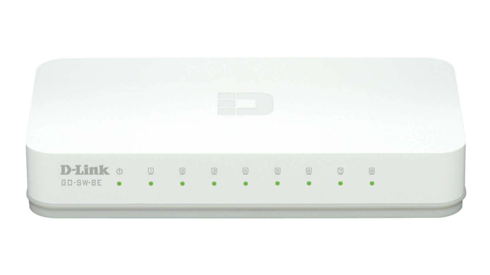 D-Link GO-SW-8E/E network switch Unmanaged Fast Ethernet (10/100) White - Image 1