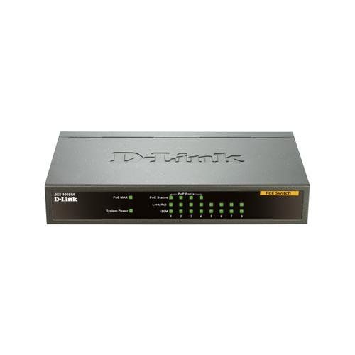 D-Link 8-port 10/100 Desktop Switch with 4 PoE Ports - Image 1