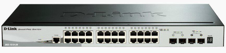 D-Link 28-Port Gigabit Stackable Smart Managed Switch including 4 x 10G SFP+ - Image 1