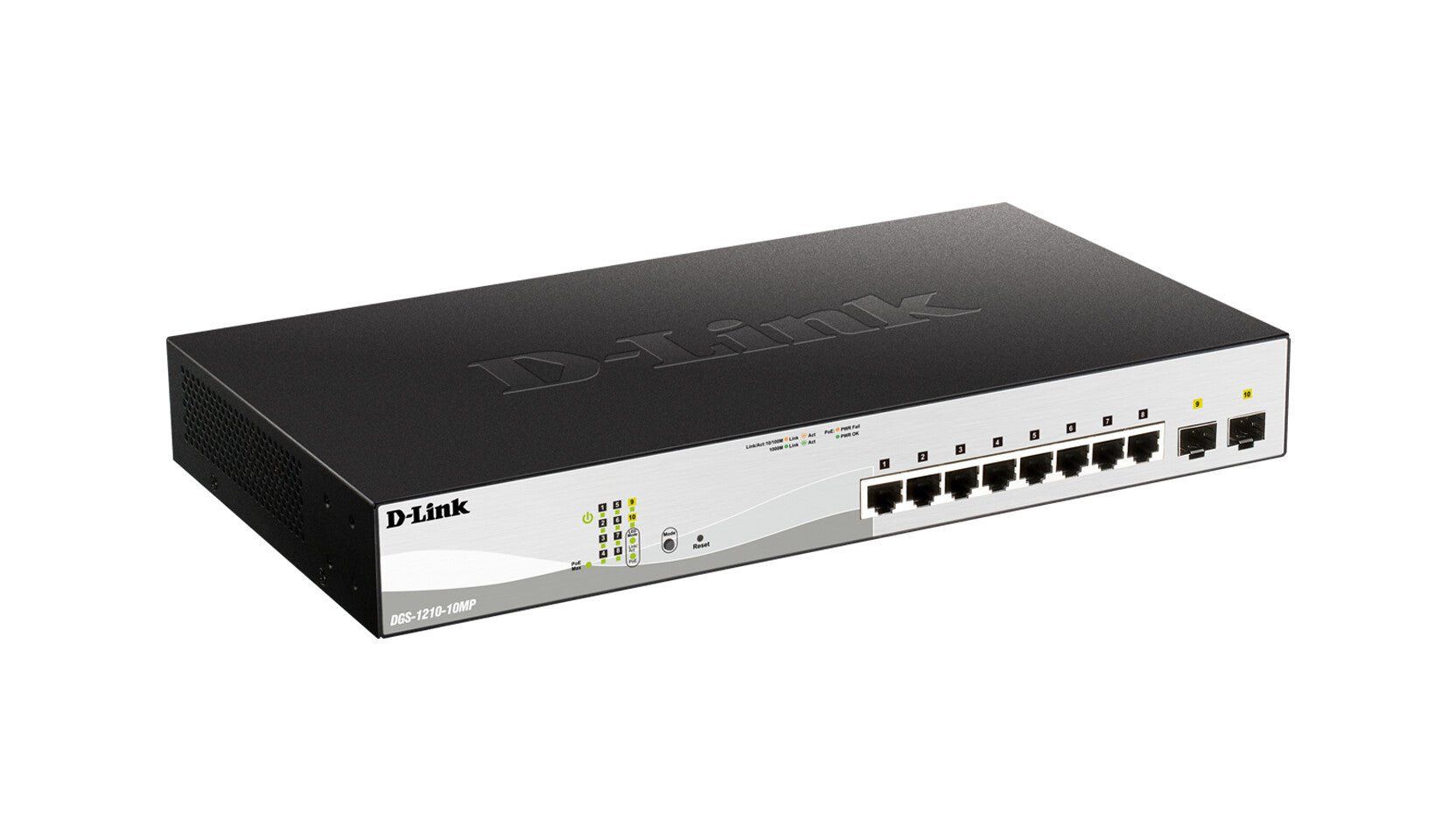 D-Link 10-Port Gigabit PoE+ Smart Managed Switch including 2 SFP Ports - Image 1