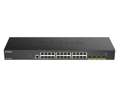 D-Link 24-port Gigabit Smart Managed Switch with 4x 10G SFP+ - Thumbnail 2