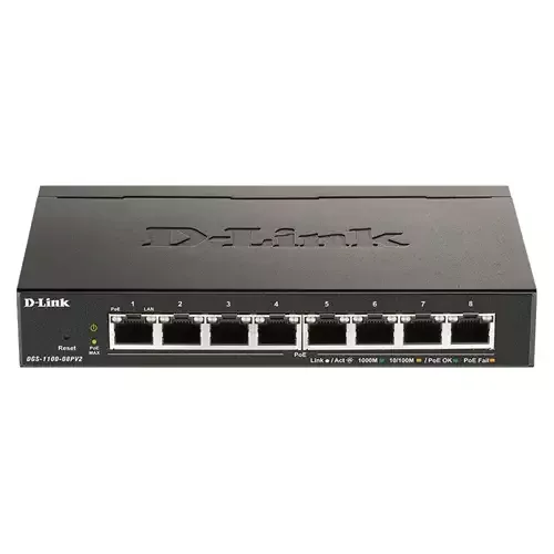 D-Link 8-Port PoE Gigabit Smart Managed Switch - Image 1