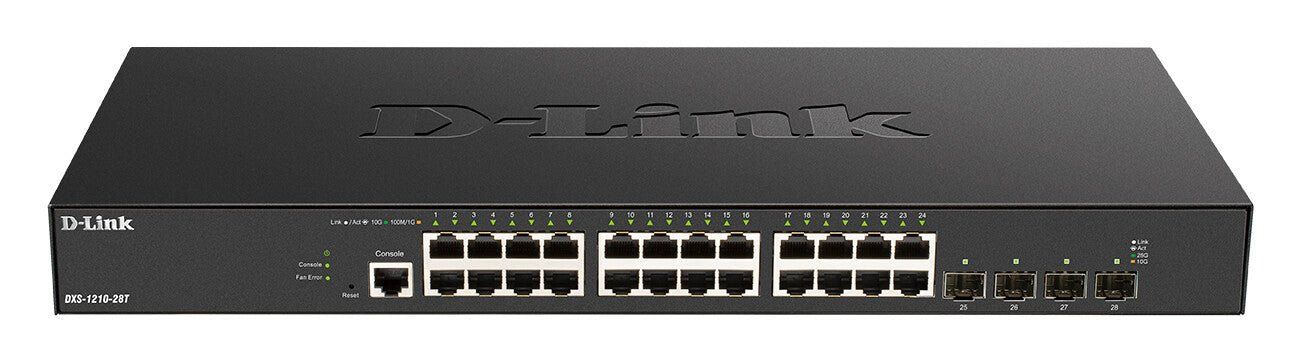 D-Link 24-port 10GBASE-T + 4-port 10/25G SFP28 Smart Managed Switch - Image 1