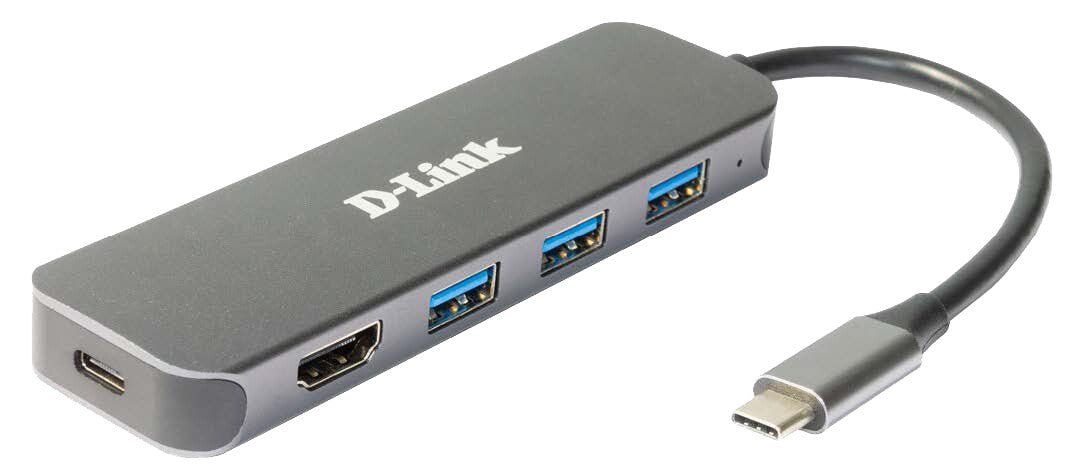 D-Link 5-in-1 USB-C Hub with HDMI/Power Delivery - Image 1