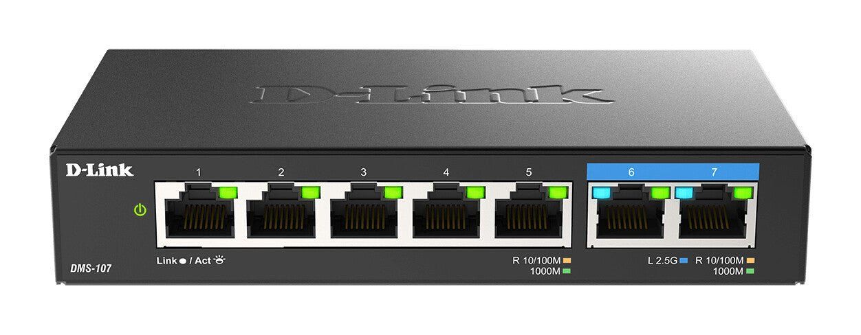 D-Link 7-Port Multi-Gigabit Unmanaged Switch - Image 1