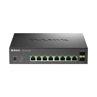 D-Link 10-Port Multi-Gigabit Smart Managed PoE+ Switch including 8 x 2.5G PoE+ Ports - Thumbnail 2