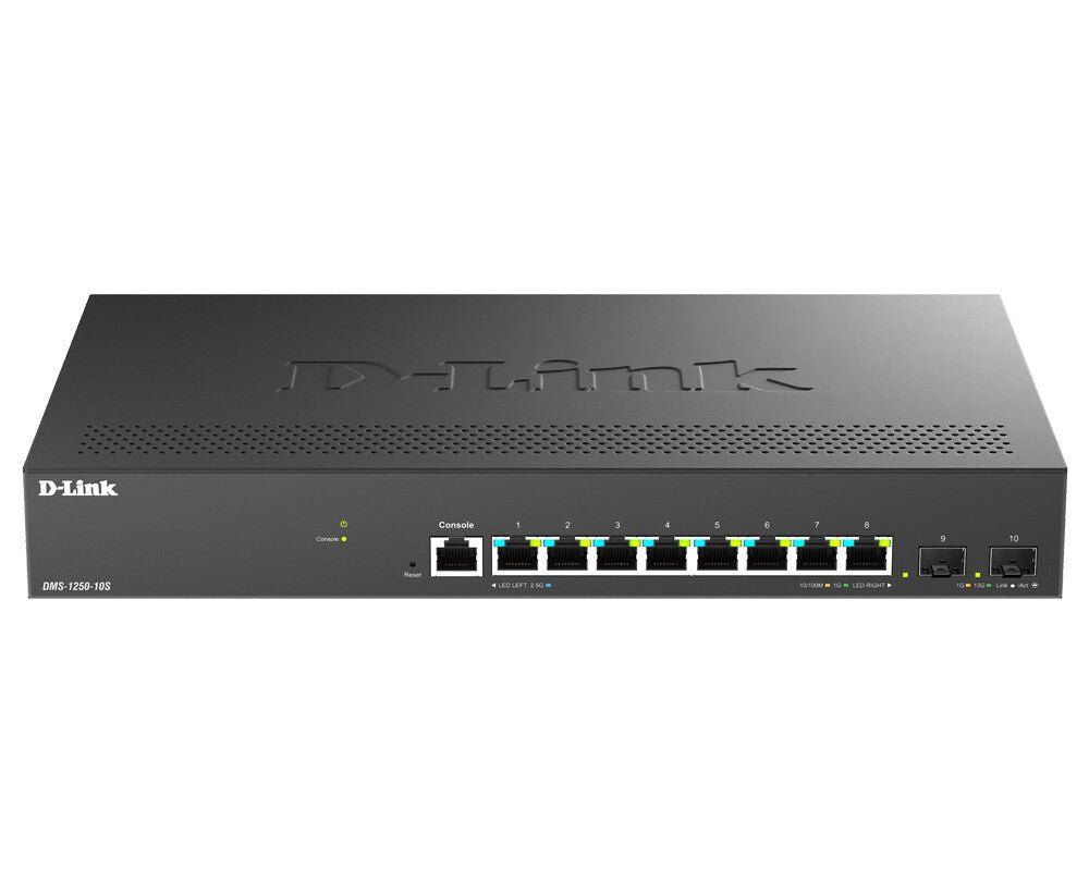 D-Link 10-Port Multi-Gigabit Smart Managed Switch including 8 x 2.5G & 2 10G SFP+ - Image 1