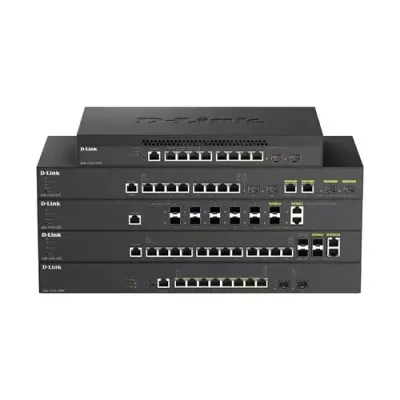 D-Link DXS-1210-10MP 10-Port 10G Multi-Gigabit PoE++ Smart Managed Switch with 2 x 10G SFP+ Ports