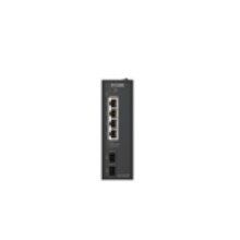 D-Link 6-Port Gigabit Industrial PoE+ Smart Managed Switch with 2 x SFP Ports
