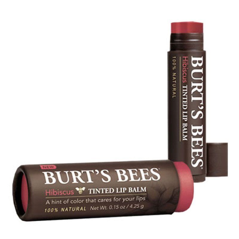 Burt's Bees Tinted Lip Balm - Hibiscus 4.25g - Image 1