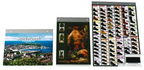 Deflecto Portrait Wall Sign Holder A3 (Top loading design made of sturdy plastic) DE472YTCRY - Image 1