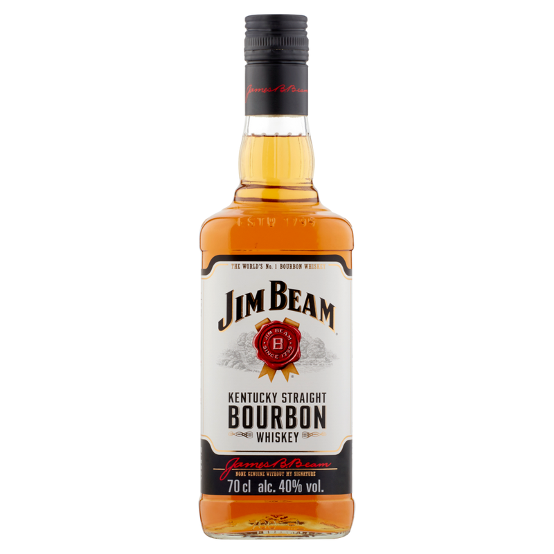 Jim Beam White Label Kentucky Straight Bourbon Whiskey - Image 1