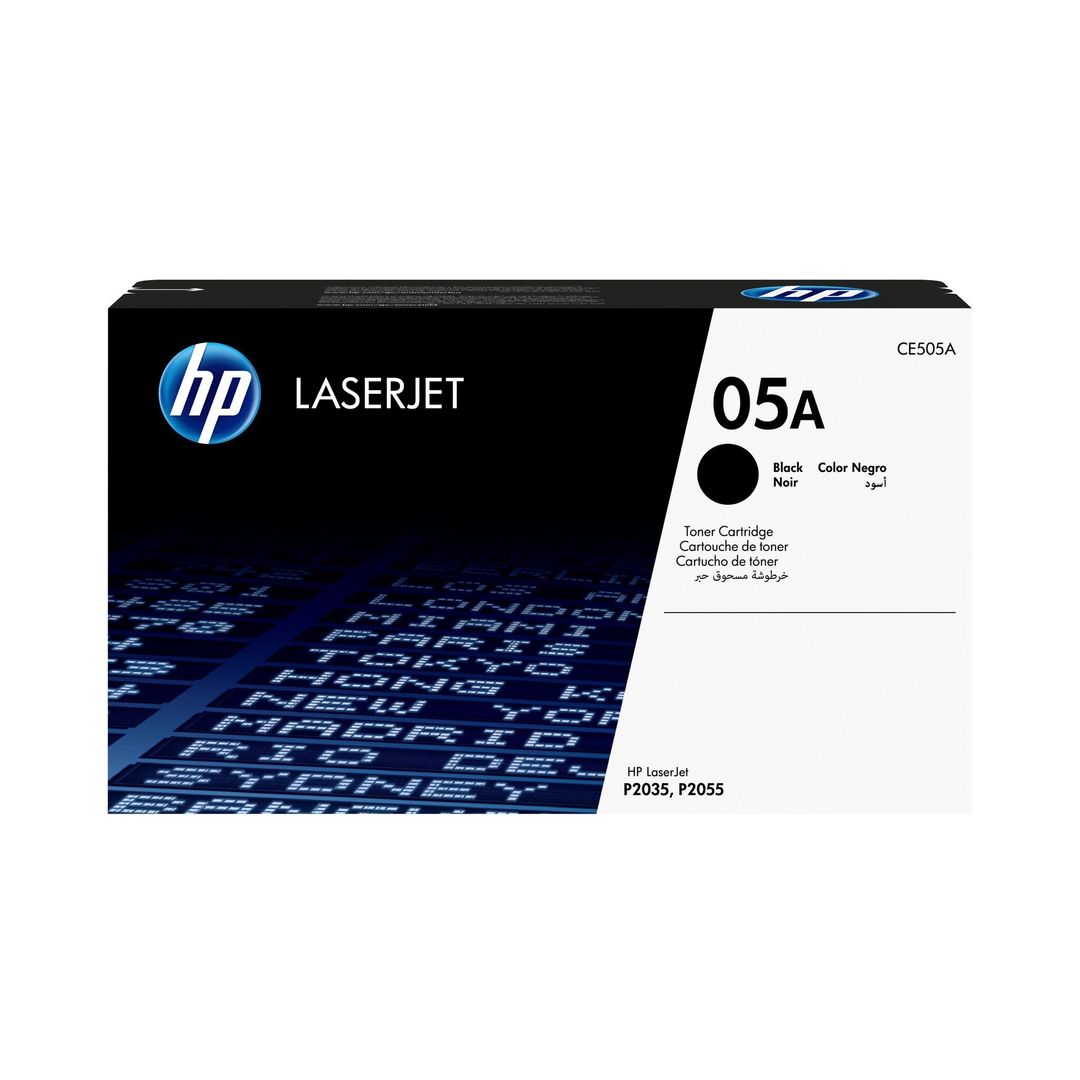 HP 05A Black Original LaserJet Toner Cartridge - Image 1