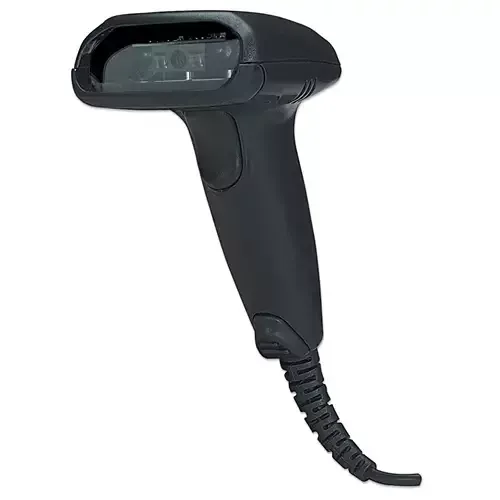 Manhattan Long Range CCD Handheld Barcode Scanner USB 500mm Scan Depth Cable 1.5m Max Ambient Light 10000 lux (sunlight) Black Three Year Warranty - Image 1