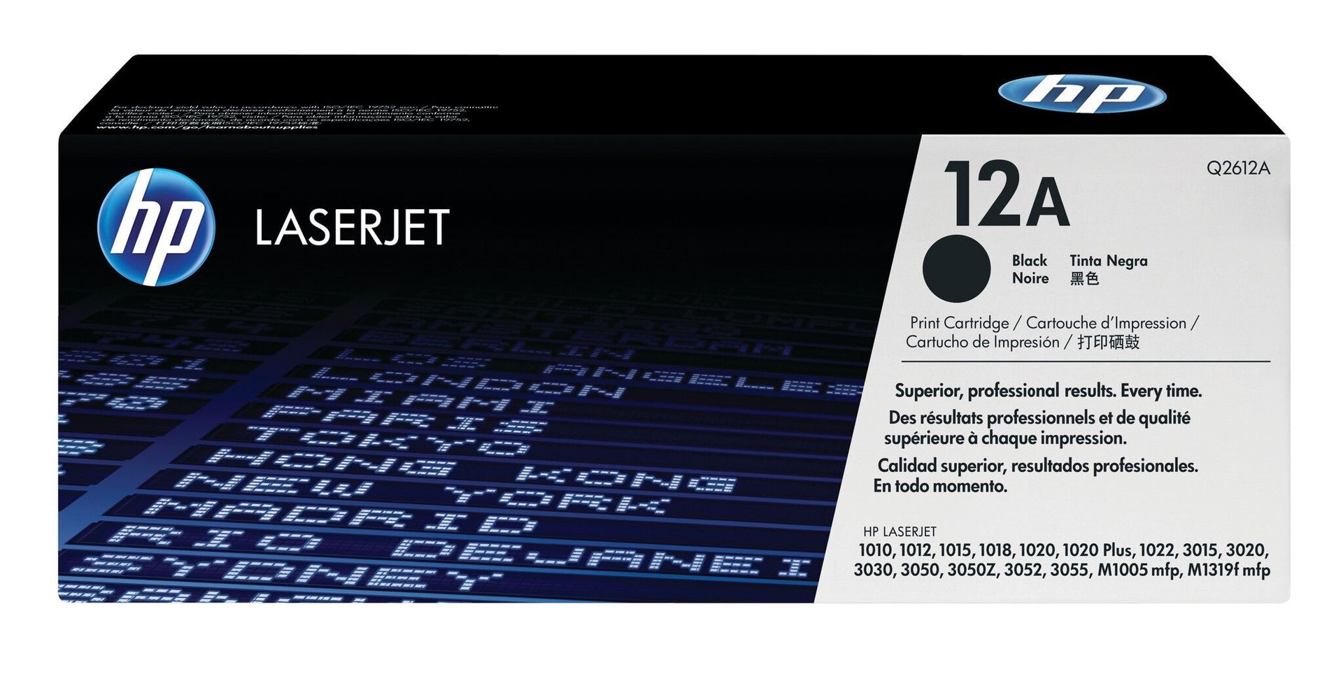 HP 12A Black Original LaserJet Toner Cartridge - Image 1