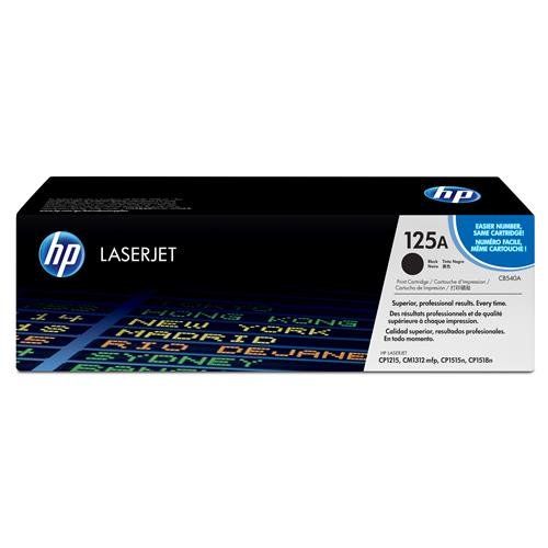 HP 125A Black Original LaserJet Toner Cartridge - Image 1
