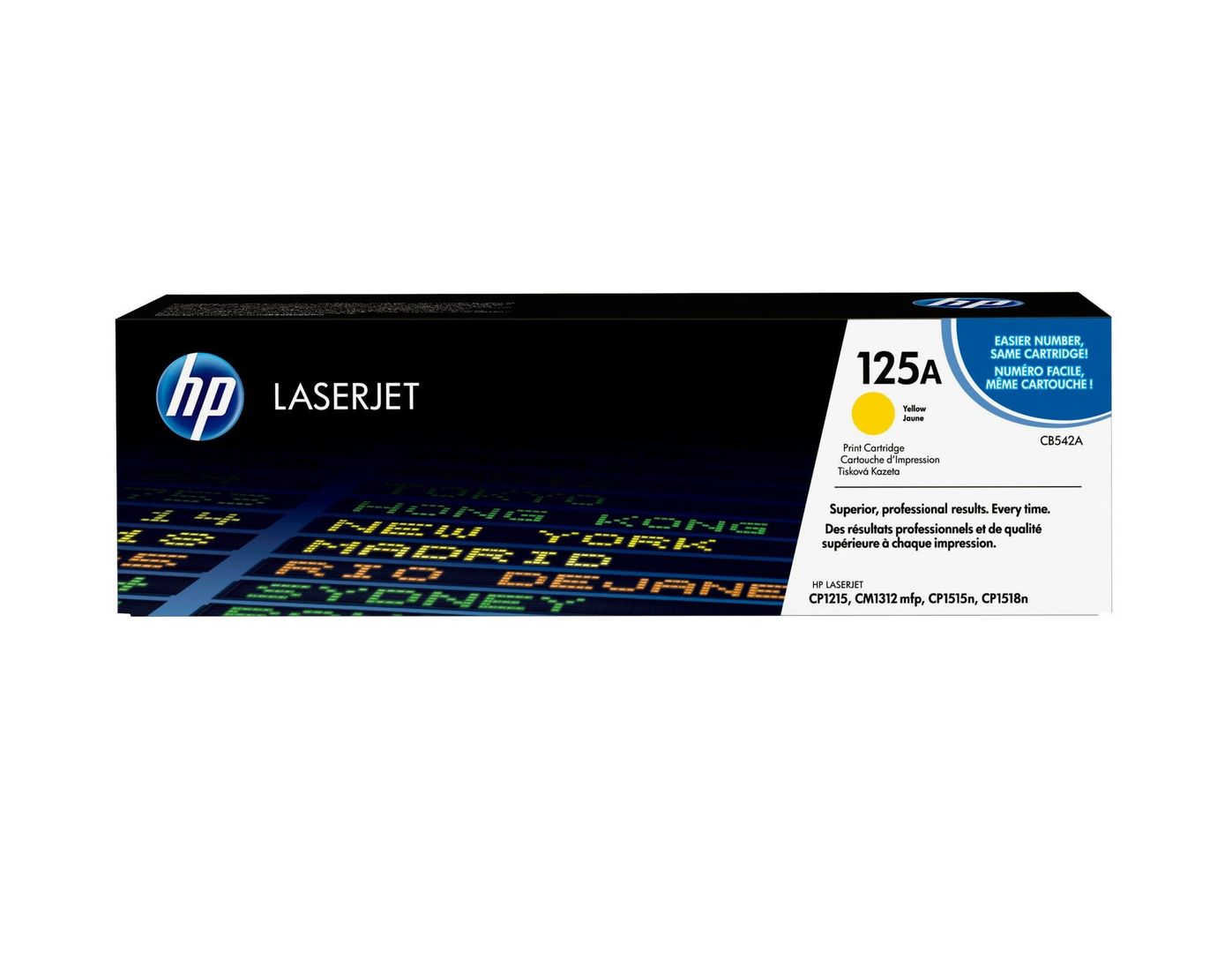 HP 125A Yellow Original LaserJet Toner Cartridge - Image 1