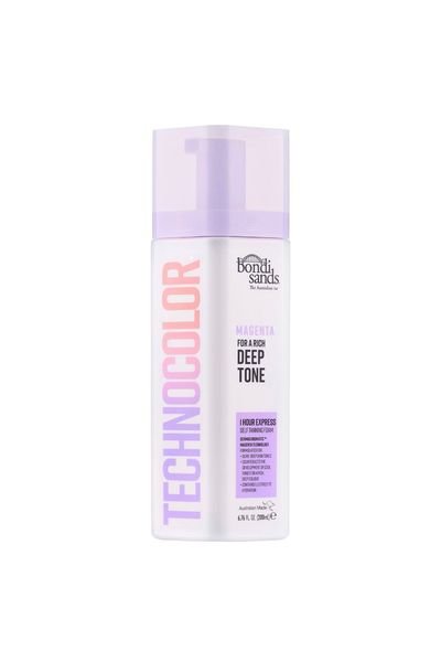 Bondi Sands Techno 1 Hour Express Self Tanning Foam Magenta 200ml - Thumbnail 2