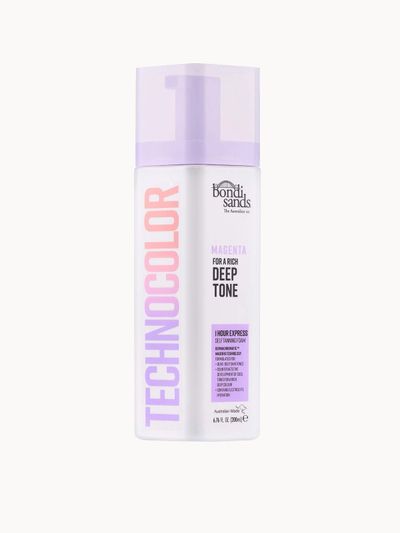 Bondi Sands Techno 1 Hour Express Self Tanning Foam Magenta 200ml - Thumbnail 4