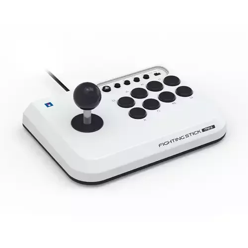 Hori Fighting Stick Mini White Black USB Flightstick PC PlayStation 4 PlayStation 5 - Image 1