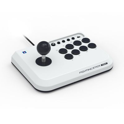 Hori Fighting Stick Mini White Black USB Flightstick PC PlayStation 4 PlayStation 5 - Thumbnail 2