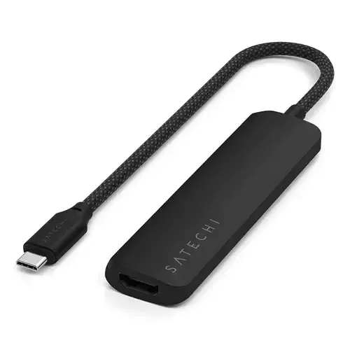 Satechi ST-P4SK interface hub USB Type-C 10000 Mbit/s Black - Image 1