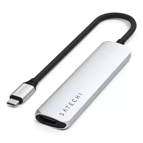 Satechi ST-P6SS interface hub USB Type-C 10000 Mbit/s Silver - Image 1