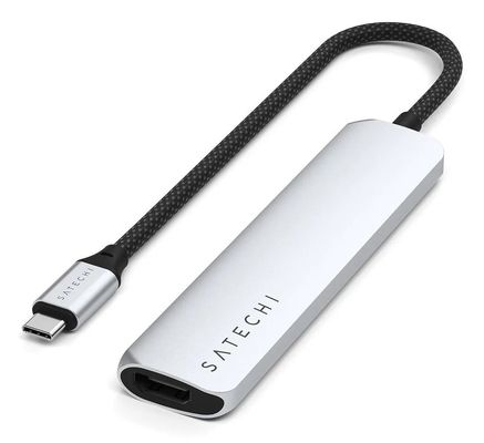 Satechi ST-P6SS interface hub USB Type-C 10000 Mbit/s Silver - Thumbnail 2