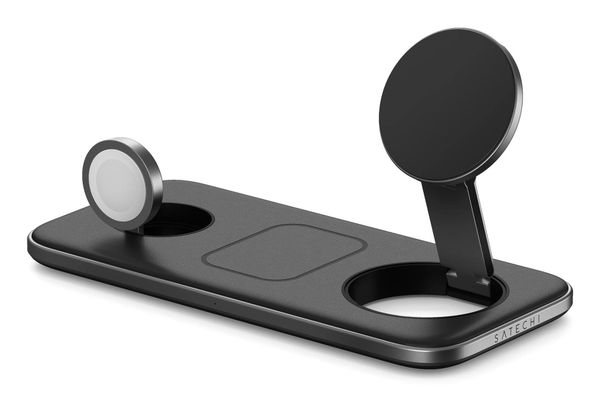 Satechi Qi2 Trio Smartwatch Headphones Smartphone Grey USB Wireless charging Indoor - Thumbnail 2
