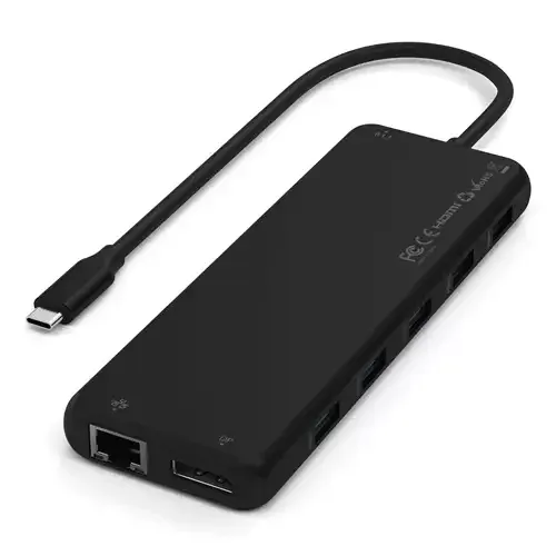 Satechi ST-P3D13K interface hub USB Type-C 10000 Mbit/s Black - Image 1