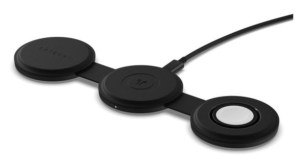 Satechi OntheGo 3-in-1 Headset Smartphone Smartwatch Black USB Wireless charging Fast charging Indoor - Thumbnail 2