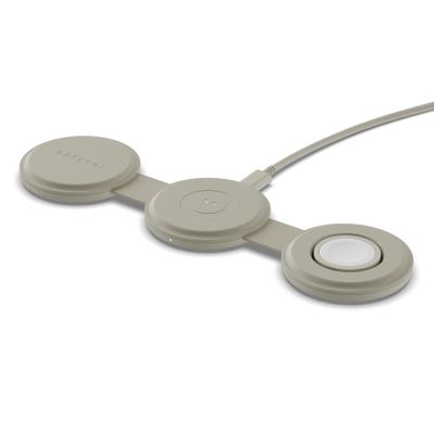 Satechi OntheGo 3-in-1 Headset Smartphone Smartwatch White USB Wireless charging Fast charging Indoor - Thumbnail 2