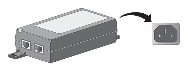Cisco CW-INJ-8 PoE adapter 10 Gigabit Ethernet 56 V