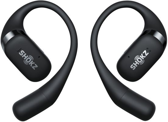 SHOKZ OpenFit Headphones Wireless Ear-hook Calls/Music/Sport/Everyday Bluetooth Black