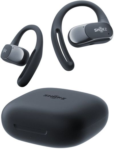 SHOKZ OpenFit Air Headset Wireless Ear-hook Calls/Music/Sport/Everyday Bluetooth Black