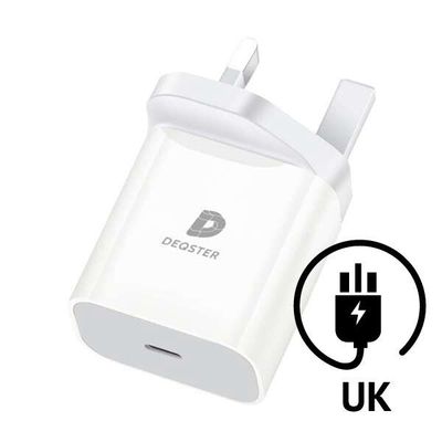 DEQSTER 60-2000140 mobile device charger Universal White AC Fast charging Indoor - Thumbnail 2