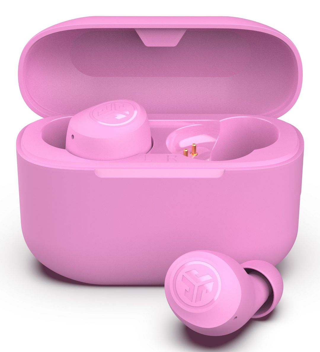 JLab Go Air Pop Headset True Wireless Stereo (TWS) In-ear Calls/Music Bluetooth Pink - Image 1