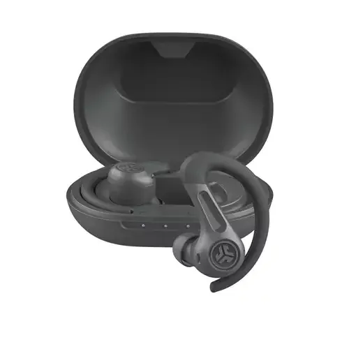 JLab Jbuds Air In-Ear Sports True Wireless Earbuds - Black. Product type: Headset. Connectivity technology: True Wireless Stereo (TWS) Bluetooth. Recommended usage: Calls/Music. Headphone frequency: 20 - 20000 Hz. Product colour: Graphite - Image 1