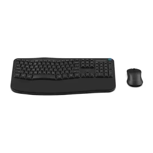 JLab Flow Mouse & Bundle keyboard Mouse included Universal RF Wireless + Bluetooth Black - Image 1