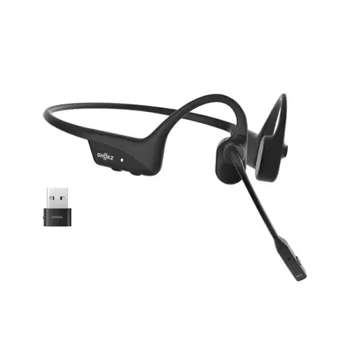 SHOKZ OpenComm2 UC 2025 Upgrade Headset Wireless Ear-hook Office/Call center Bluetooth Black - Image 1
