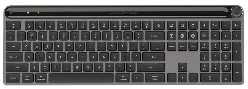 JLab Epic keyboard Office USB + Bluetooth QWERTY English Black - Image 1